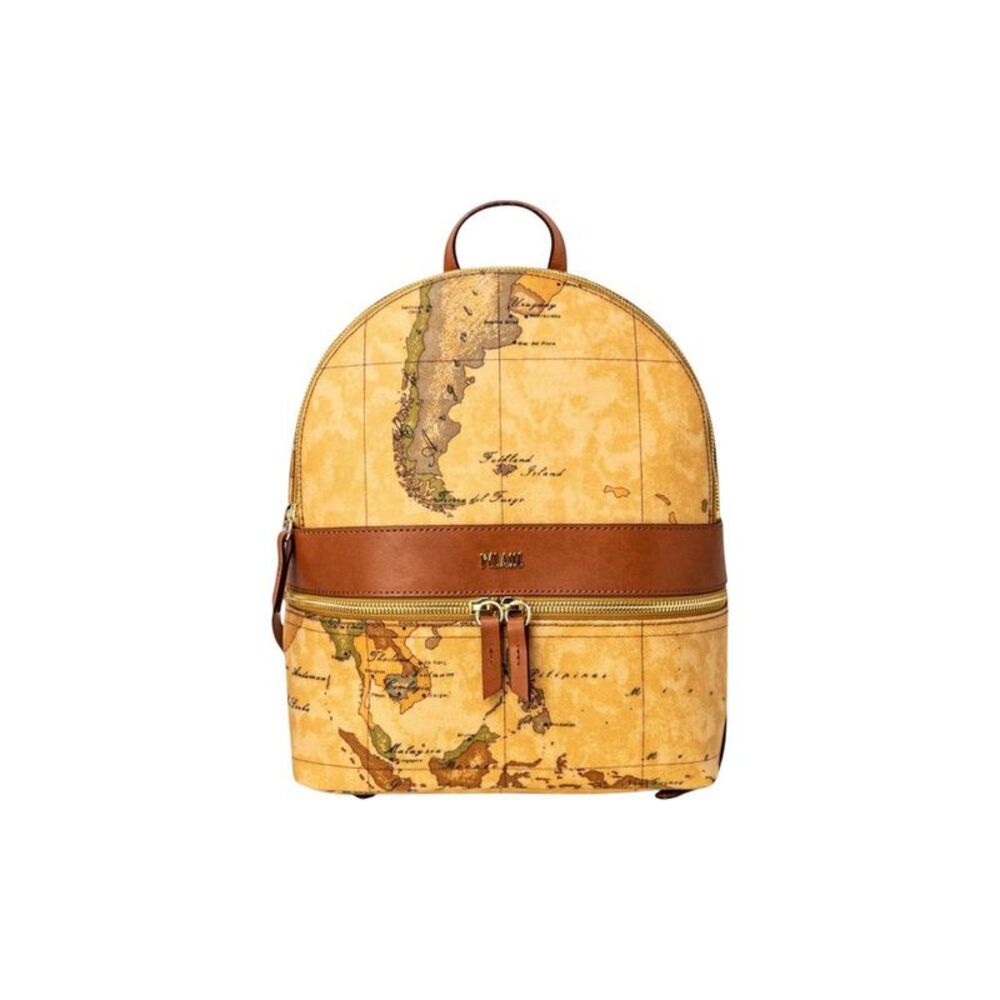 Alviero Martini Prima Classe Beige Leather Women's Backpack